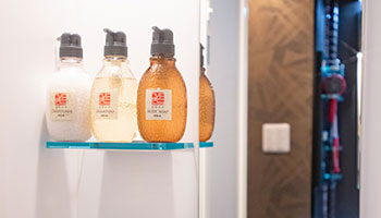 客室内のバスアメニティー